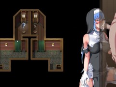 Ninghtmare knight - Doing a blowjob in a cruch!