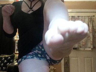 Flip you off and Tease you with my Feet