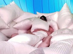 Pillow Humping 40 Pillows in an Inflatable Pool