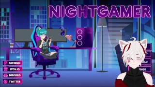 nightgamer by HotaruIxie - 彼女はあなたがゲームをさせるまで無料で使用できます