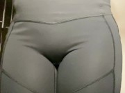 Preview 1 of Pretty Spanish Girl Masturbates In Lululemon Gym Leggings