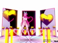 [MMD]AOA - Short Hair (Xayah/Soraka/Gwen/Ahri) [StripSwap ver.] League of Legends