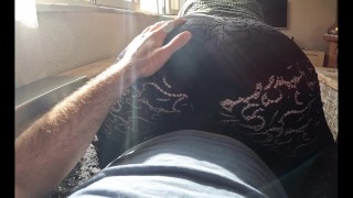 Pantalones de malla lapdance para mi hermanastro