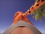 Preview 6 of Cute furry cheeta girlfriend - pov fucking