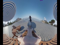 Night Elf Klastri Titfuck on the Beach