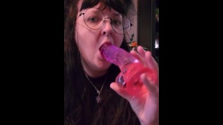 Raven gemer, sexy bbw gótico nerd quer que você goze em seus peitos grandes (vídeo completo)