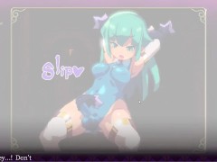 Futanari lesbian girl masturbating his penis hentai galery