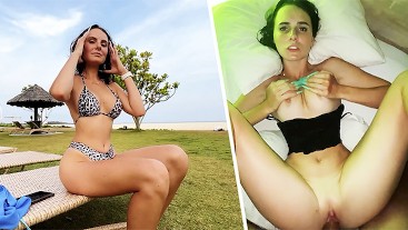 Встреча на общественном пляже привела к грубому траху в отеле с кремовым пирогом и золотым дождем