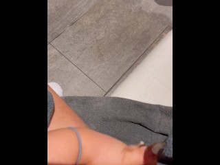 Horny slut in public changing room/ horny teen Video