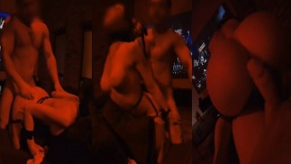 PAWG teen waitress tied up and fucked HARDCORE for hours afterparty