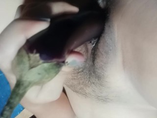 FUCKING BIG SIZE EGGPLANT(first Try)