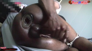 BBC Cumshot While Gaping Asshole At Your Face