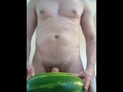Preview 1 of I fuck a watermelon imagining is your big ass
