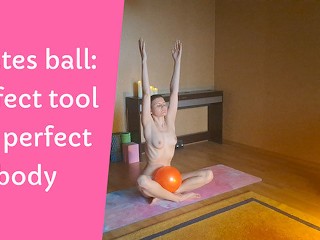 Bola De Pilates - Brinquedo Esportivo Perfeito Para Corpo Perfeito