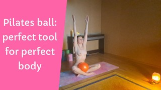 Bola de Pilates - brinquedo esportivo perfeito para corpo perfeito