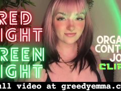 Red Light Green Light JOI Clip A - Jerk Off Instructions Game Goddess Worship