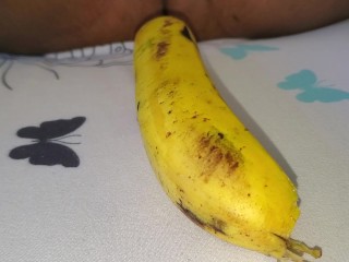 Banana 🍌 Faça Meu Dia Foder Minha Buceta