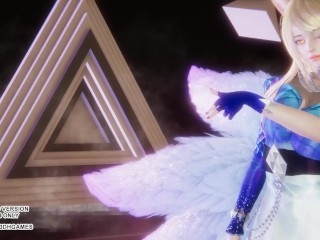 [MMD] HELLOVENUS - Mysterious Ahri Sexy Kpop Dance League of Legends Uncensored Hentai 4K 60FPS Video