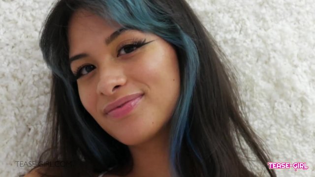 Sexy Brunette Teen is super hot and teases