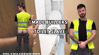 Gemaakt bouwers toilet slaaf