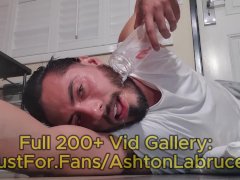 HANDSFREE cumshot + Cum in my beard