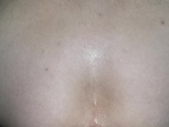 Creamy anal fast fuck moaning and gaping on a big dildo | Horsengine