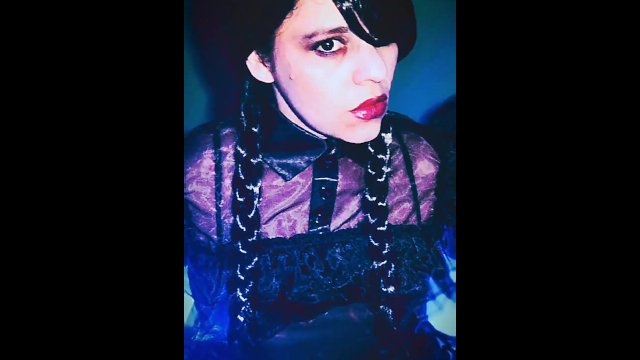 Teaser Xoco-Latina as Wednesday Addams FULL SET at onlyfans