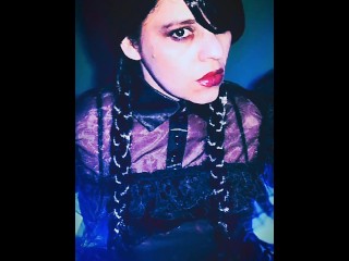 Teaser Xoco-Latina as Wednesday Addams FULL SET at Onlyfans