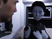 Preview 3 of Projekt Passion | Sex Robot Girl Rubs Clit Against Big Cock [Gaming] [Visual Novel]