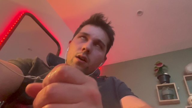Facetime POV with dirty talk and a huge cumshot!
