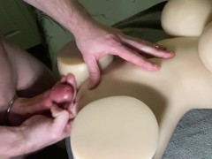 Fucking my Tantaly sex doll makes me cum super fast (pre-mature ejaculation) - Screenshot 8 of 16 - Huge Cumshot