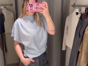 Preview 4 of See through Transparent blouses TRy on Haul