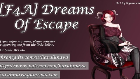 [3Dio ASMR] USAR AURICULARES [F4A] Sueños de escape