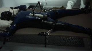 Gloves Made Of Latex Milked After Being Subbound With Latex