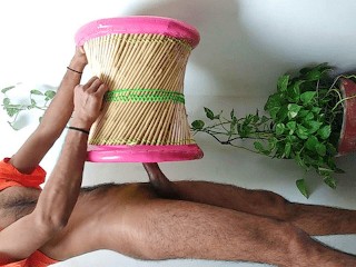 Artisanat Bamboo Chaise Profondément Hardcore Baisée Avec Différents Angles - CumBlush
