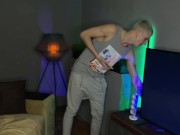 Preview 2 of Twinks gathered to watch porn and jerk off together - they sucked and fucked in the end - 333