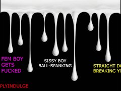sissy boy/femboy ball spanking(audio roleplay) full clip on onlyfans