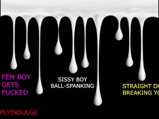 Sissy Boy / Femboy Ball Fessée(jeu De Rôle Audio) Clip Complet Sur Onlyfans