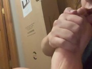 Preview 4 of Trans bitch worships and fucks her own feet, what happens next is shocking!!