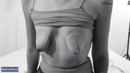 Лучшие обвисшие сиськи в бондаже из резиновых лент - Bdsmlovers91
