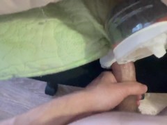 Трахает 2 дырки и кончает 2 раза😱Сперма льётся 🥵 (один) - Screenshot 10 of 16 - кончил