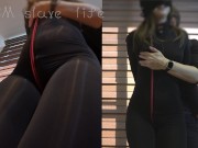 Preview 2 of A body suit that fits your obscene body... When you open the zipper at the crotch...