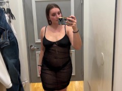 Trying on TRANSPARENT Clothes in DRESSING ROOM