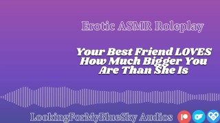 음란 ASMR 당신의 크기는 당신의 가장 친한 친구를 가난한 복종하는 창녀로 만듭니다