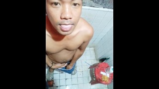 Shower routine jakol @ the end sarap talaga magjakol habang naliligo