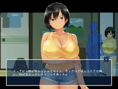 【SUMMER-田舎の性活-実況】動くドットエロゲー。無表情なムチムチ爆乳娘に我慢できず中出ししてしまい・・・(Hシーンアニメーション同人Hゲーム) - Screenshot 6 of 16 - エロゲ実況