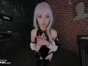 Preview 4 of VR Conk Sexy Lexi Lore Get's Pounded By A Big Cock In Cyberpunk Lucy An XXX Parody In HD Porn