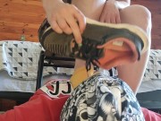 Preview 3 of AFTER RUN , SNEAKERS , SOCKS AND FOTT WORSHIP AND SNIFF