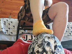 AFTER RUN , SNEAKERS , SOCKS AND FOTT WORSHIP AND SNIFF