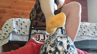 AFTER RUN , SNEAKERS , SOCKS AND FOTT WORSHIP AND SNIFF